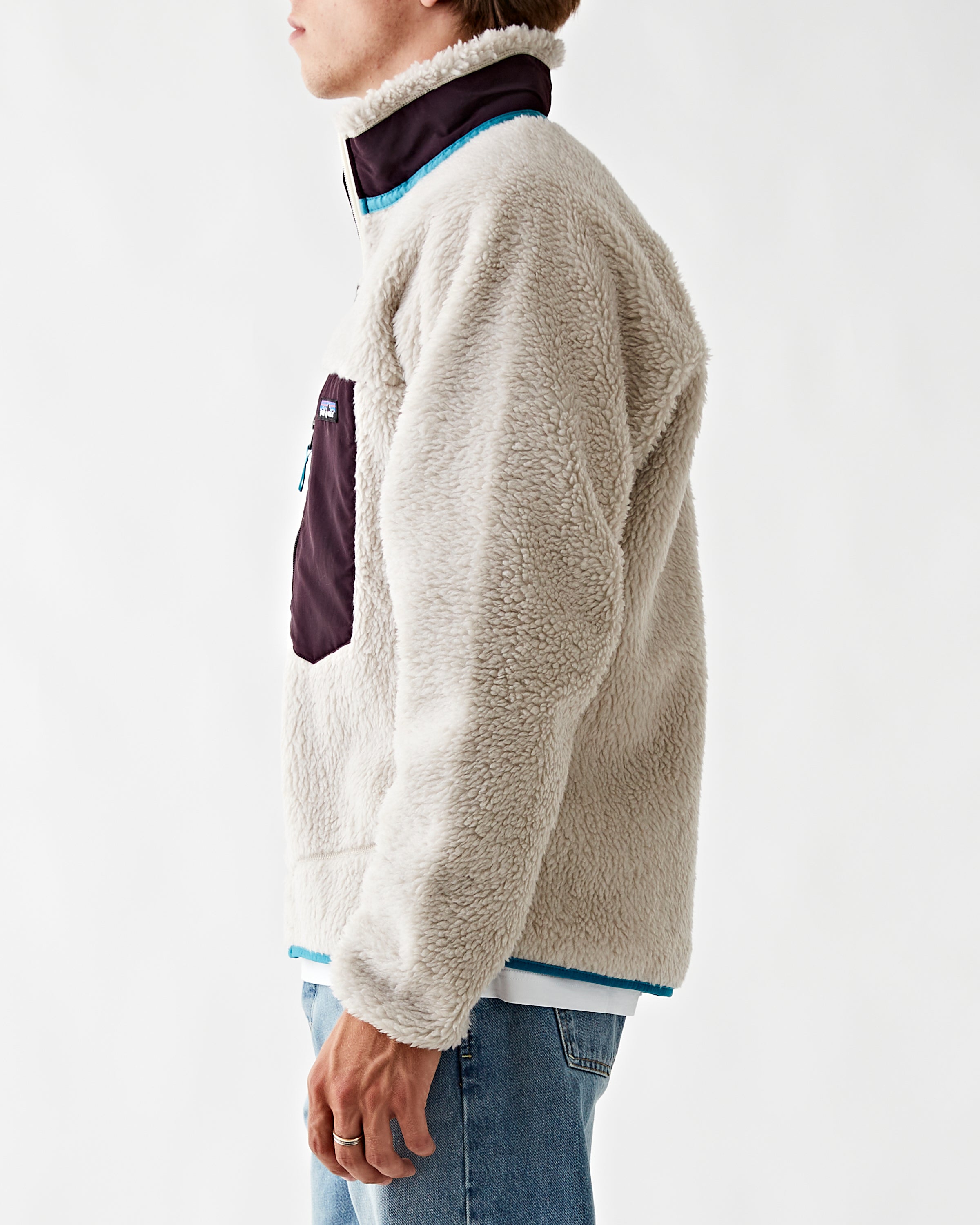 Men's Classic Retro-X Jacket Natural/Obsidian Plum