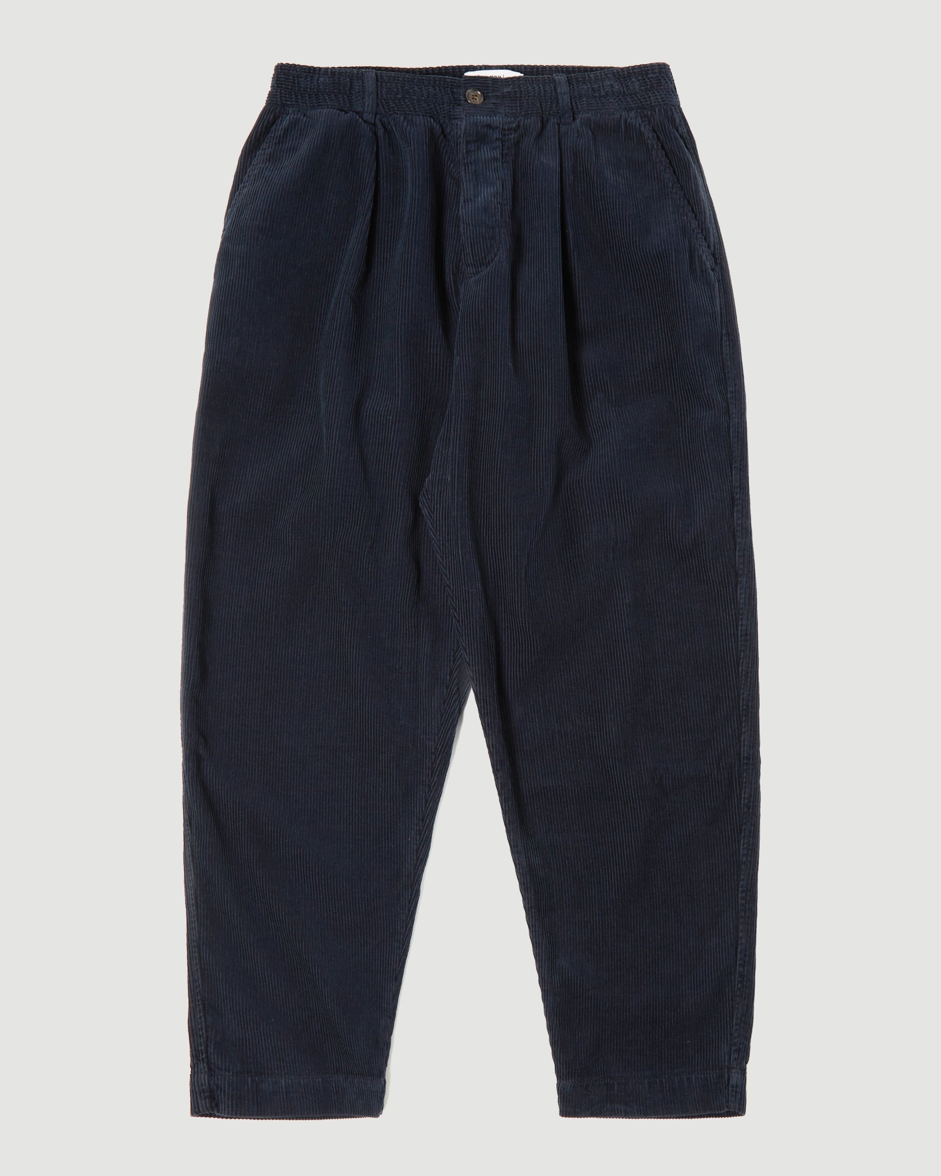 Universal Works Pleated Track Pant Navy Pants Men