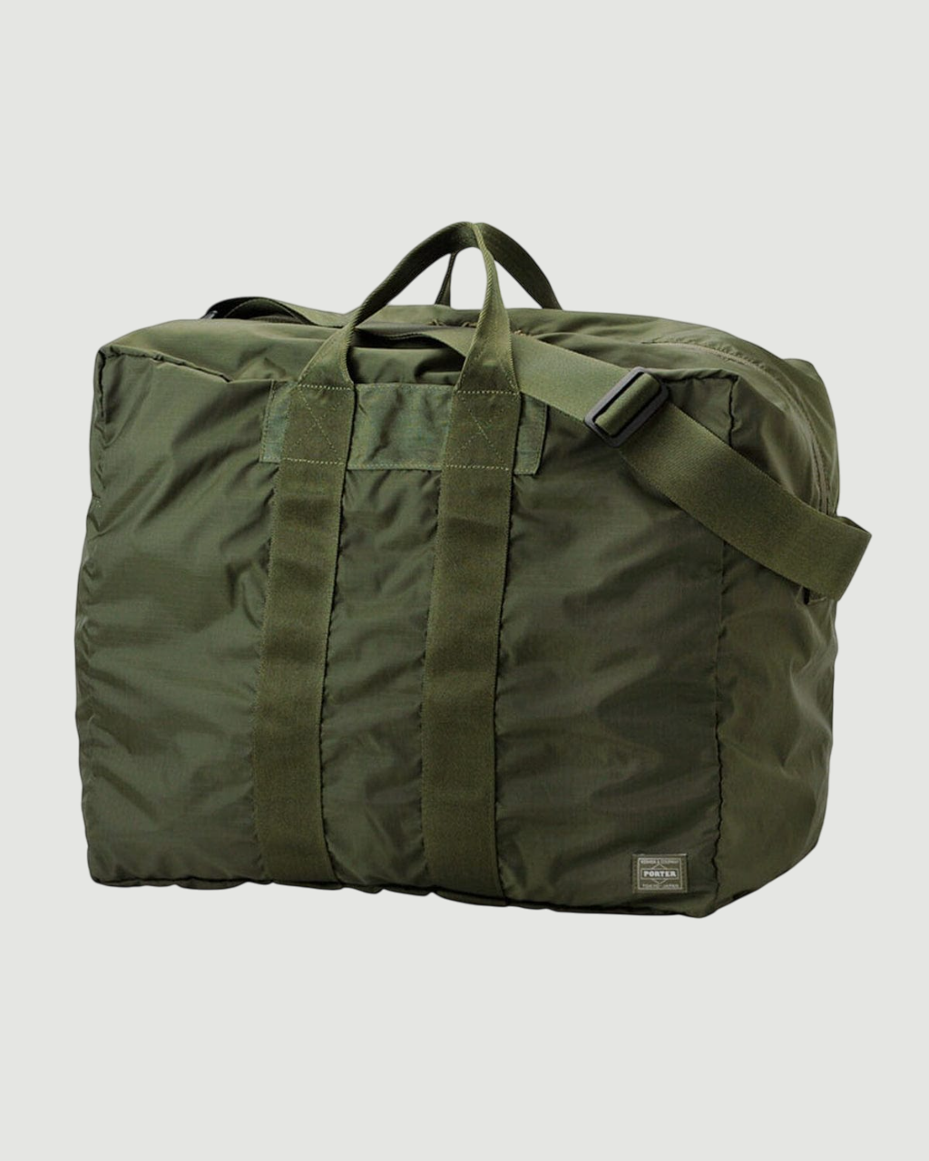 Porter Yoshida Flex 2Way Duffle Bag Olive Drab Bags Unisex