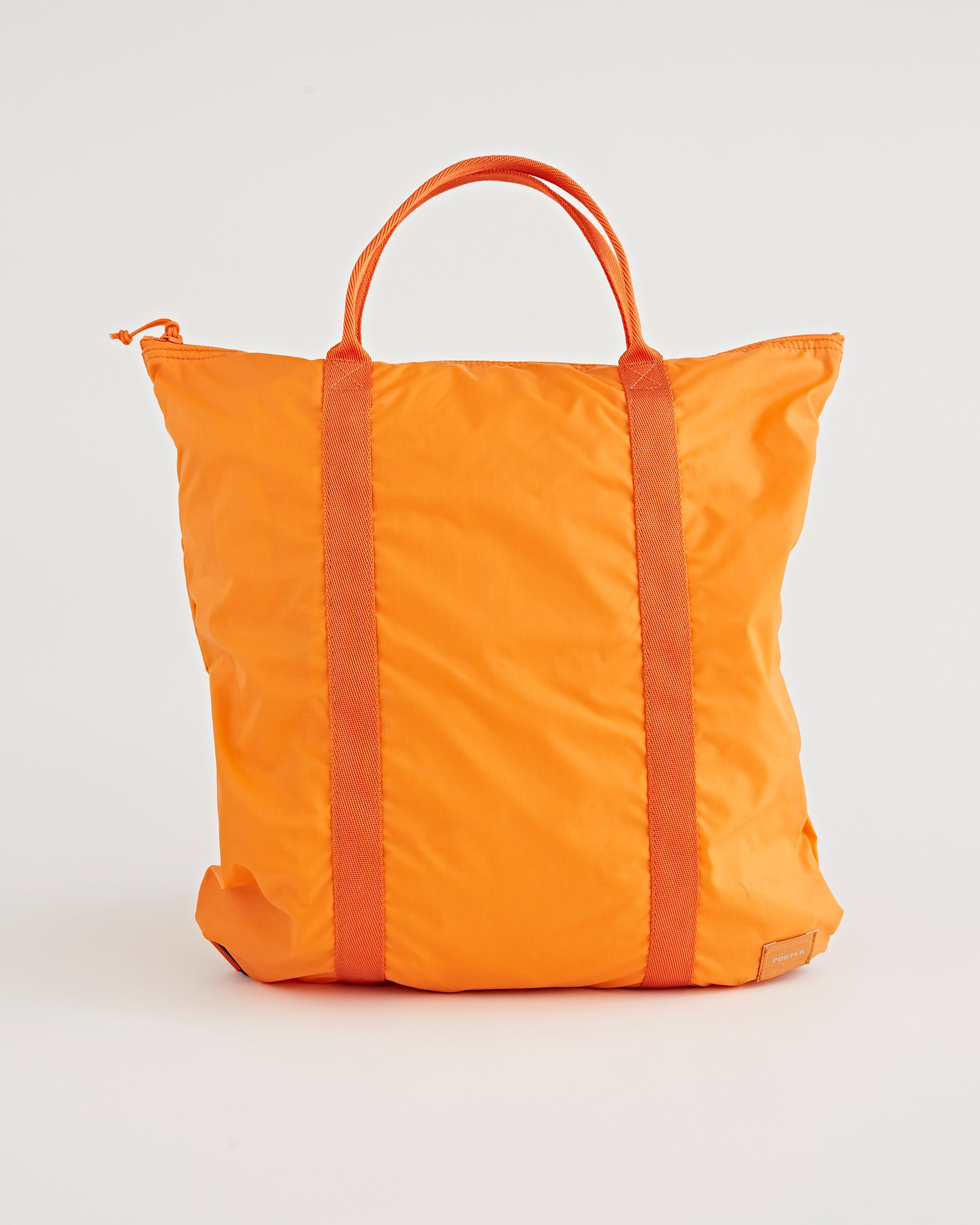 Porter Yoshida Flex 2Way Tote Bag Orange Bags Unisex