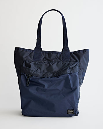 Porter Yoshida Force Tote Bag Navy Bags Unisex