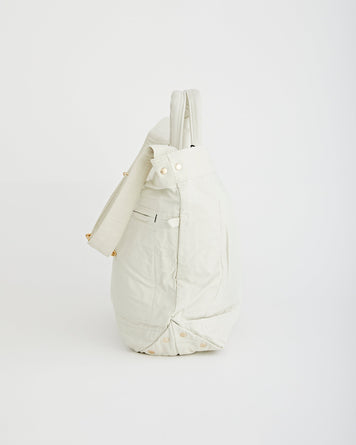 Porter Yoshida Mile 2Way Tote Bag (S) White Bags Unisex