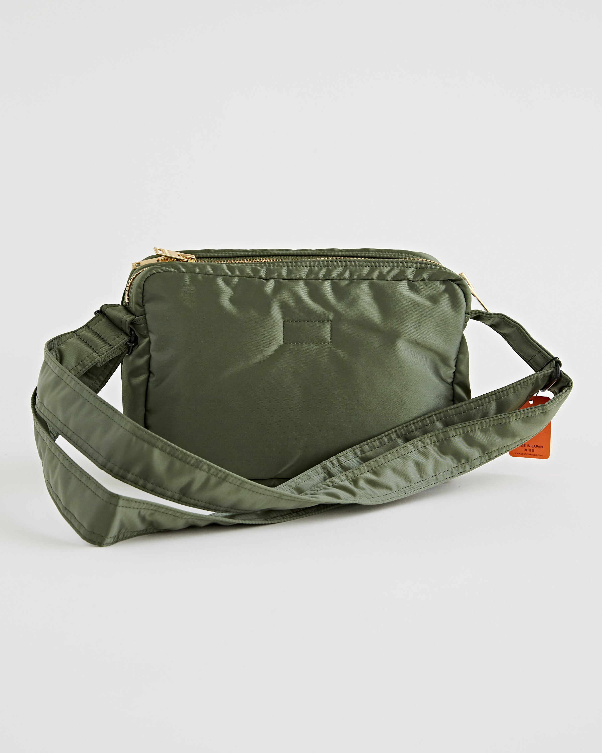 Porter-Yoshida and Co Tanker Large Shoulder Bag Sage Green for Men
