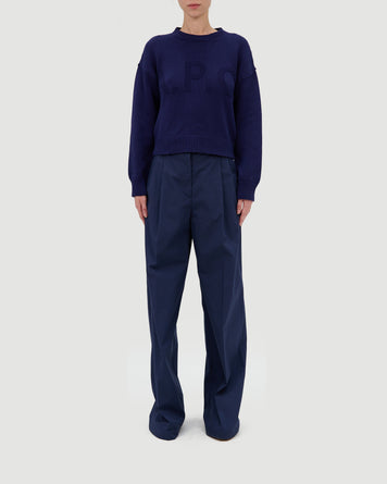 A.P.C. Pull Tiago Dark Blue Knitwear Women