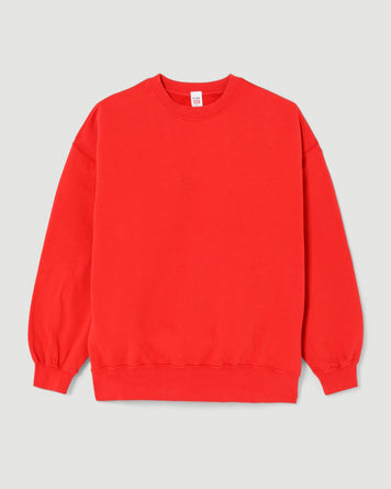 RE/DONE Oversized Crewneck Sweatshirt Cherry Sweater Women