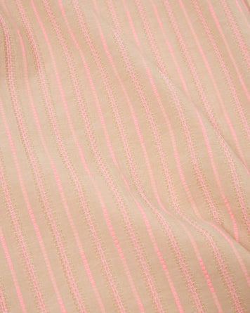 Universal Works Road Shirt Beige/Pink Shirt S/S Men