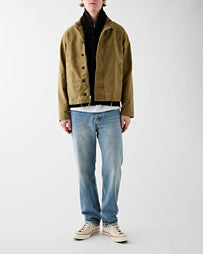 RRL Bower Deck Bomber Khaki Drab JKT Short Men