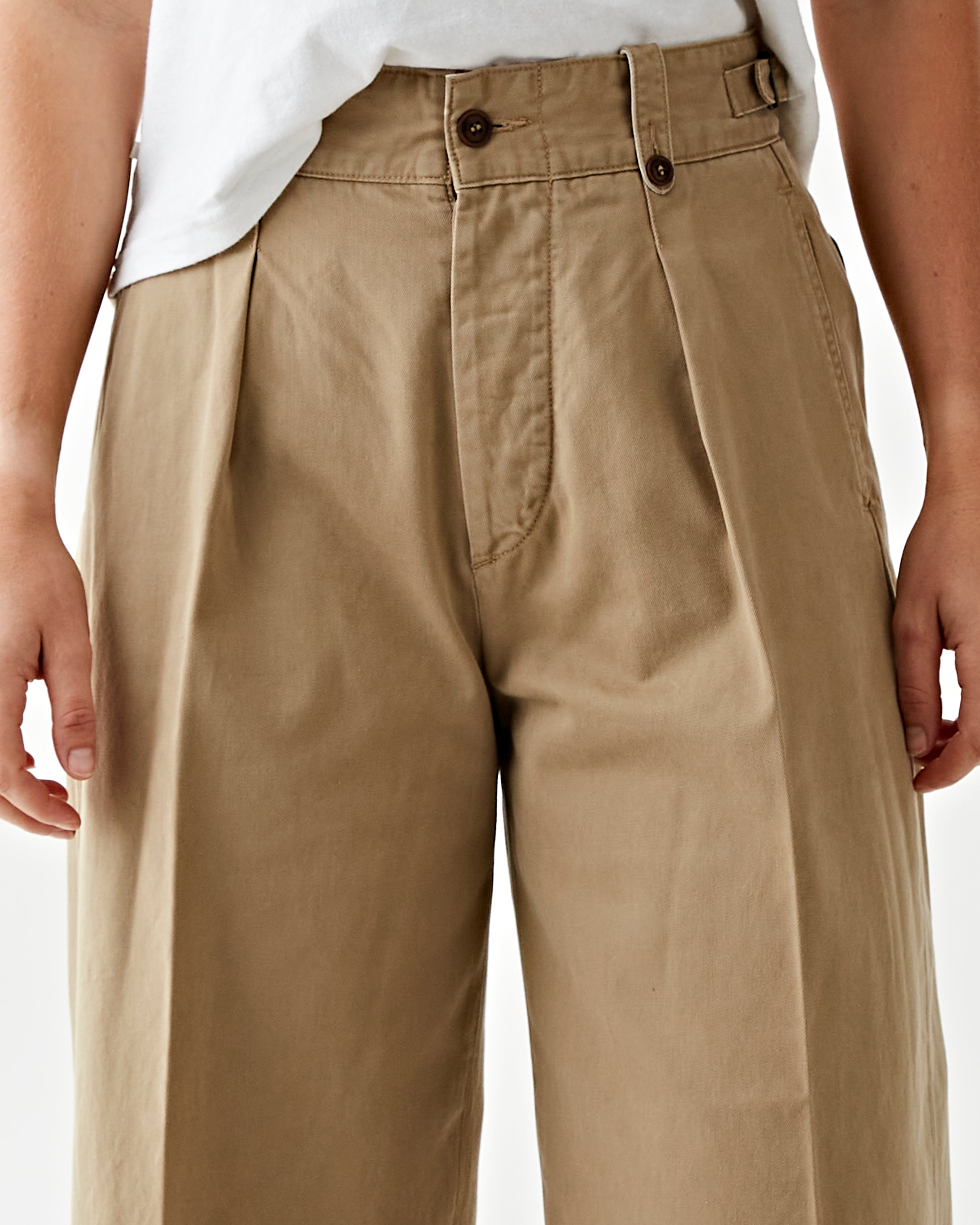 Kyle Trouser Straight Pant New Military Khaki