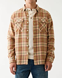 RRL Matlock Western Sport Shirt Orange/Multi Shirt L/S Men