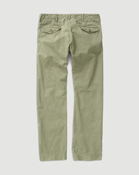 RRL Officer's Flat Pant New Military Olive Pants Men