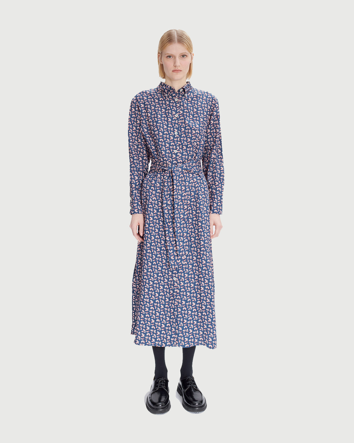 A.P.C. Robe Vanessa Blue WOMEN DRESSES