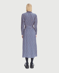 A.P.C. Robe Vanessa Blue WOMEN DRESSES