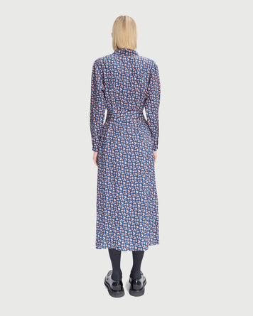 A.P.C. Robe Vanessa Blue WOMEN DRESSES