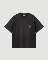 Carhartt WIP S/S Hudson Pocket T-Shirt Black Chalk T-shirt S/S Men