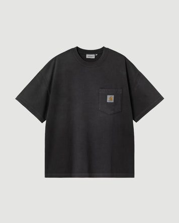Carhartt WIP S/S Hudson Pocket T-Shirt Black Chalk T-shirt S/S Men