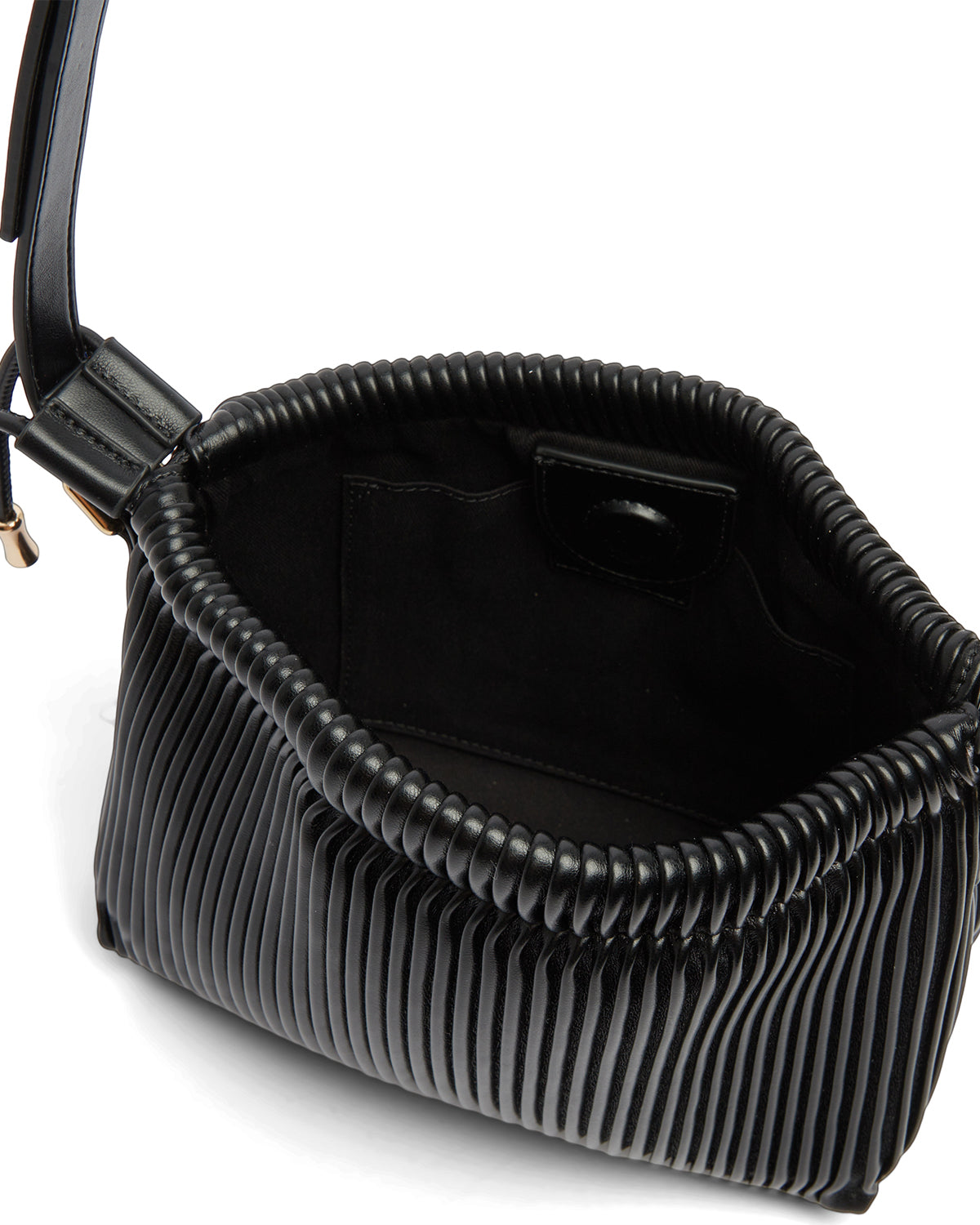 A.P.C. Sac Ninon Mini Pleated Black Bags Women