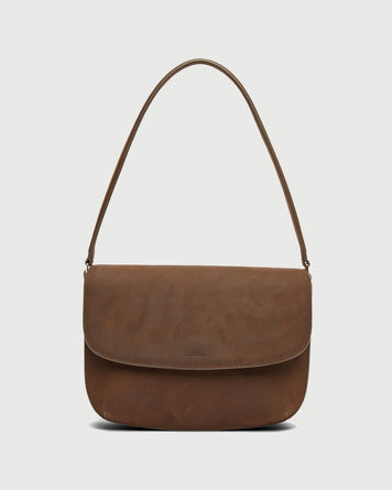 A.P.C. Sac Sarah Brown Nubuck WOMEN BAGS