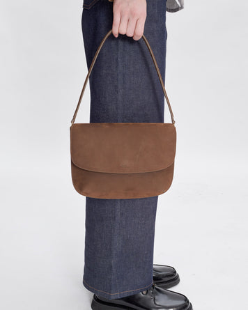 A.P.C. Sac Sarah Brown Nubuck WOMEN BAGS