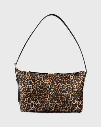 A.P.C. Sac Vera Shoulder Black Leopard Bags Women