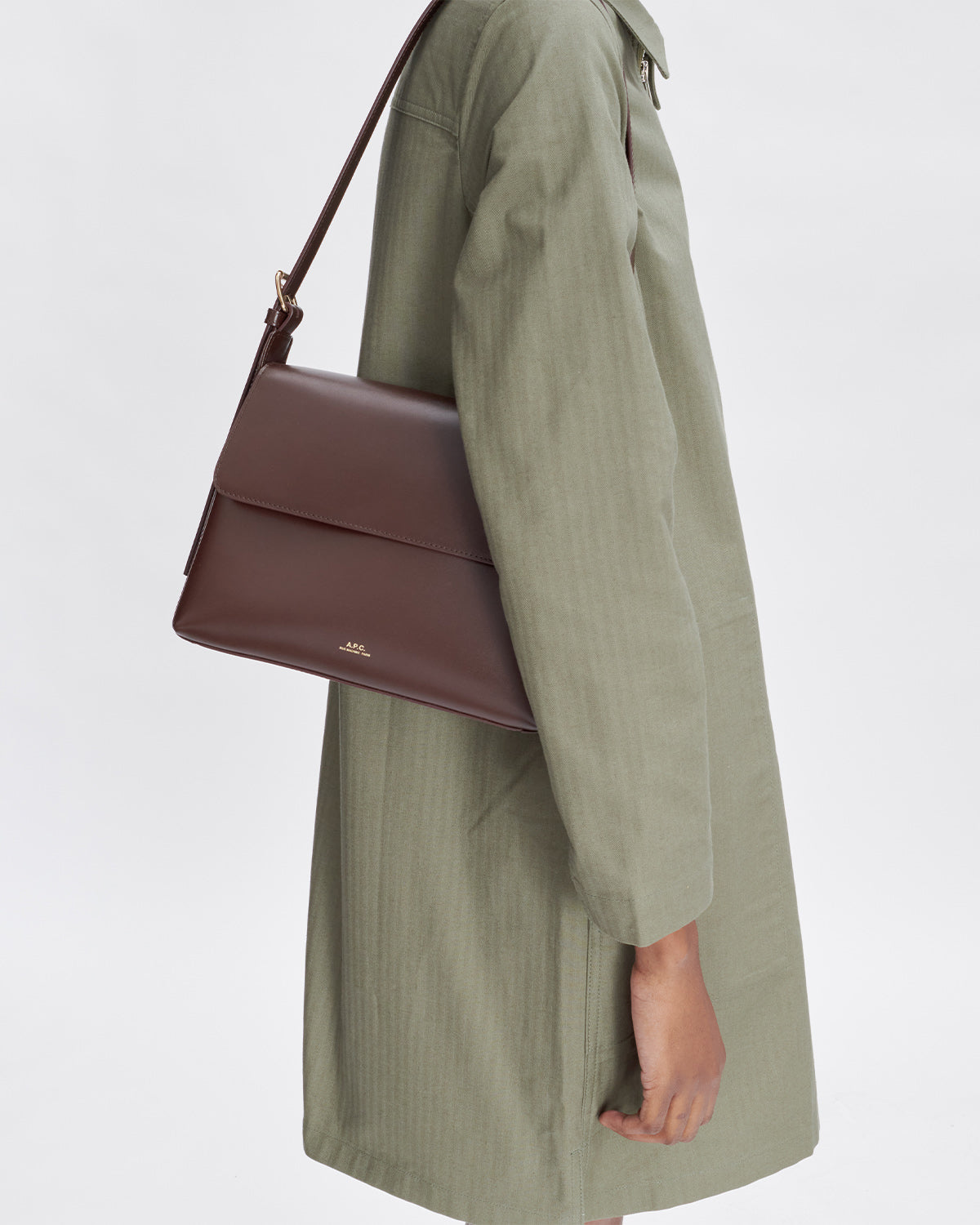 A.P.C. Sac Virginie Flap Brownie Bags Women