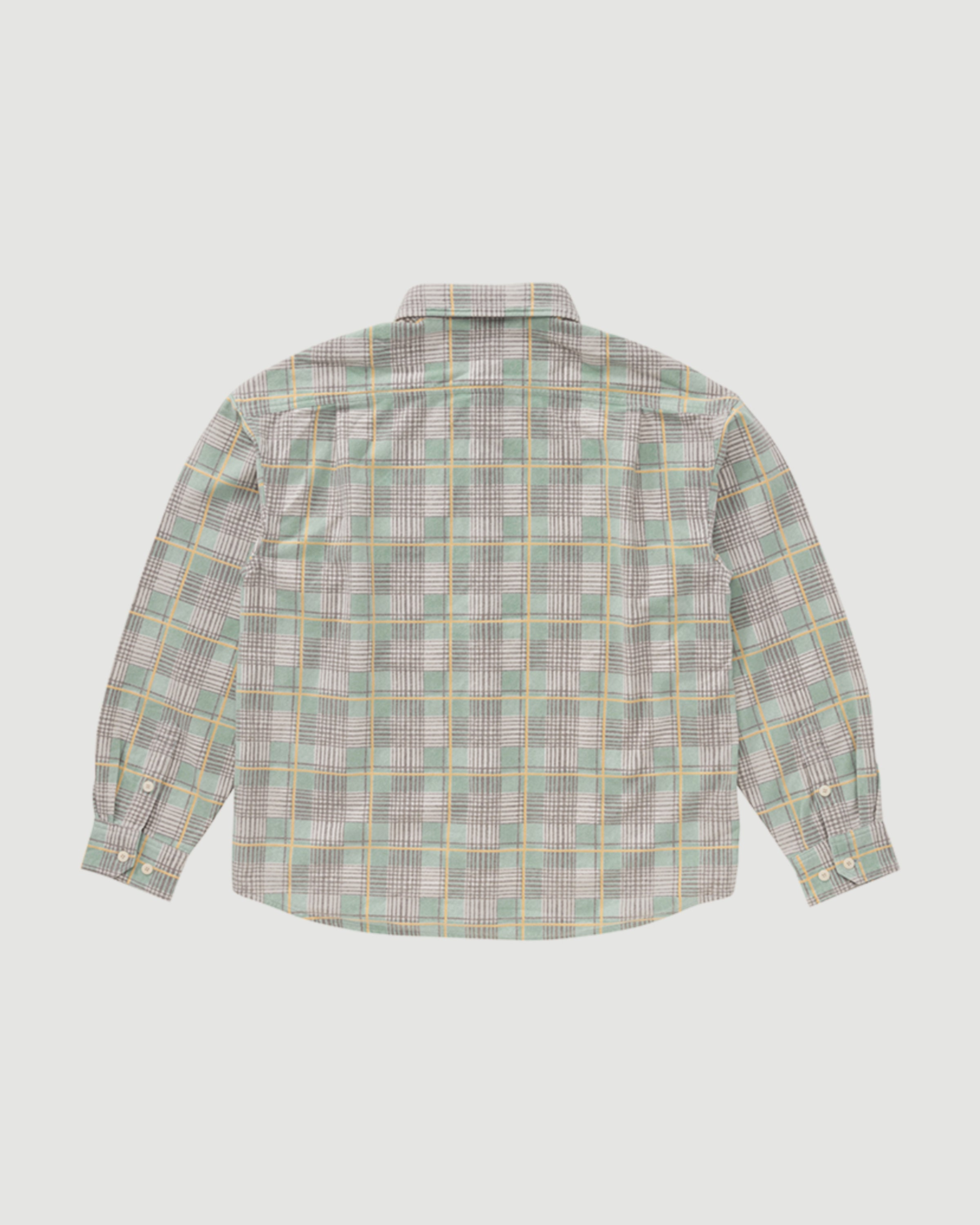 Visvim Pioneer Check Shirt Light Green Shirt L/S Men