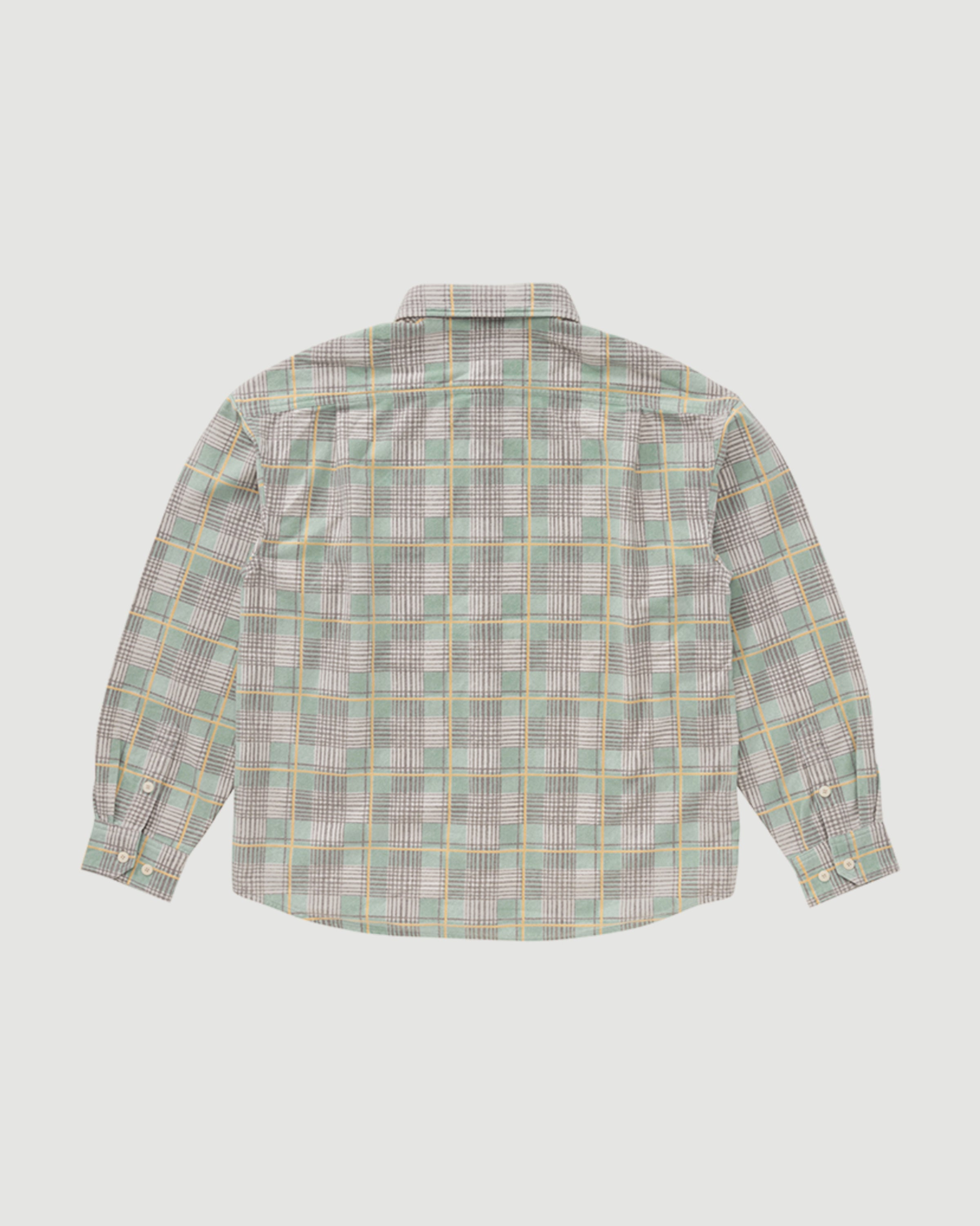 Visvim Pioneer Check Shirt Light Green - Men Visvim Pioneer Check Shirt Light Green - Men