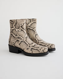 SECOND/LAYER Charro Boots Rattlesnake Shoes Leather Men