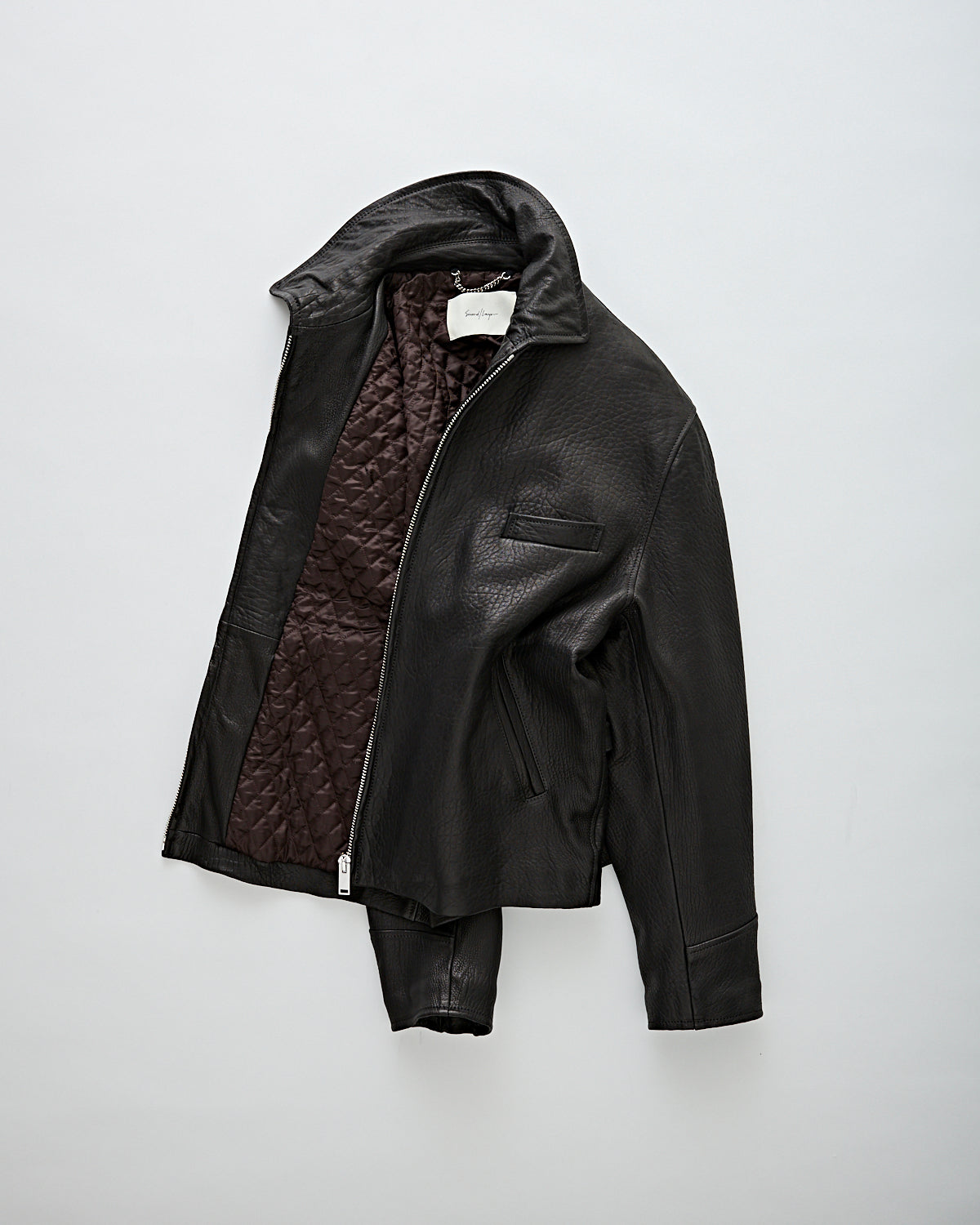 SECOND/LAYER Rider Jacket Black JKT Short Men