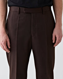 SECOND/LAYER Relaxed Primo Trousers Brown Pants Men