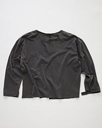 SECOND/LAYER Thrasher L/S Tee Black T-Shirt L/S Men