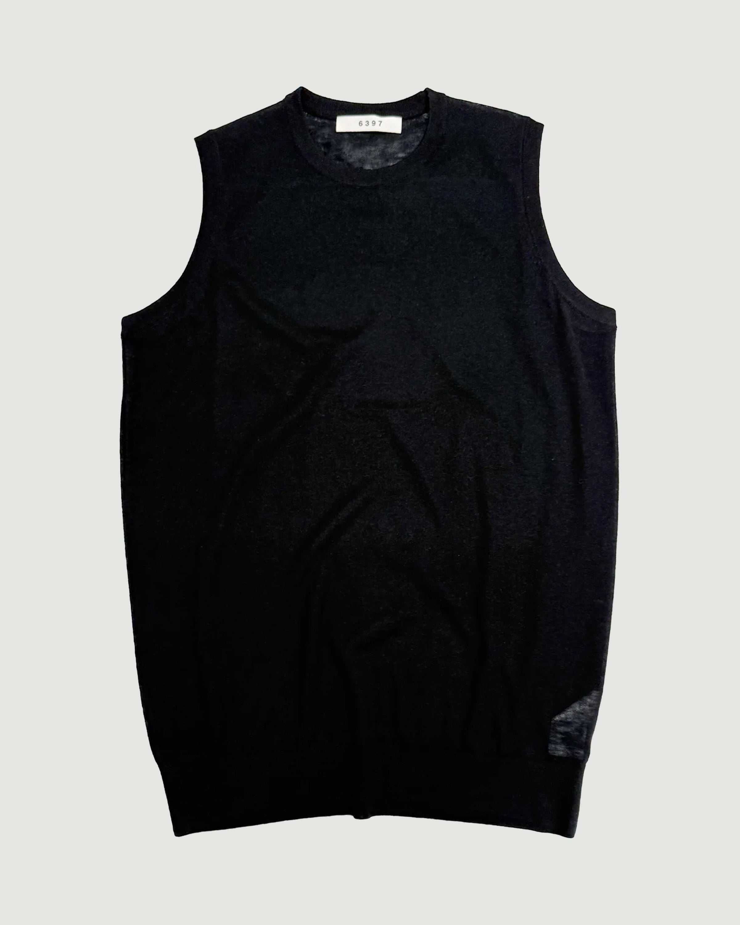 6397 High Crew Shell Black Knitwear Women
