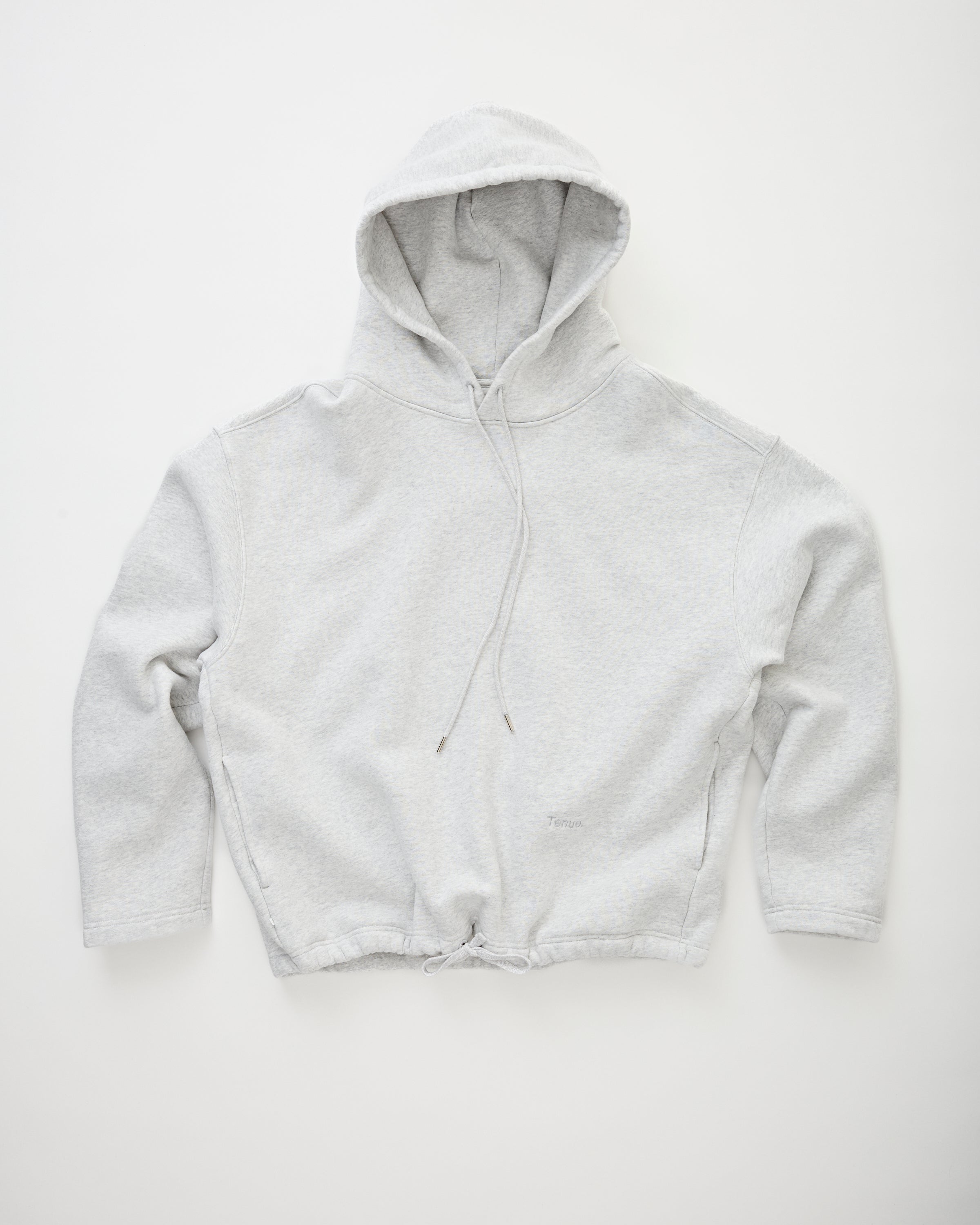 Tenue. Slater Hoodie Light Grey Melange Sweater Men