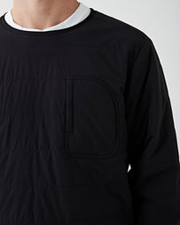 Snow Peak Flexible Insulated Pullover Black JKT Short Men