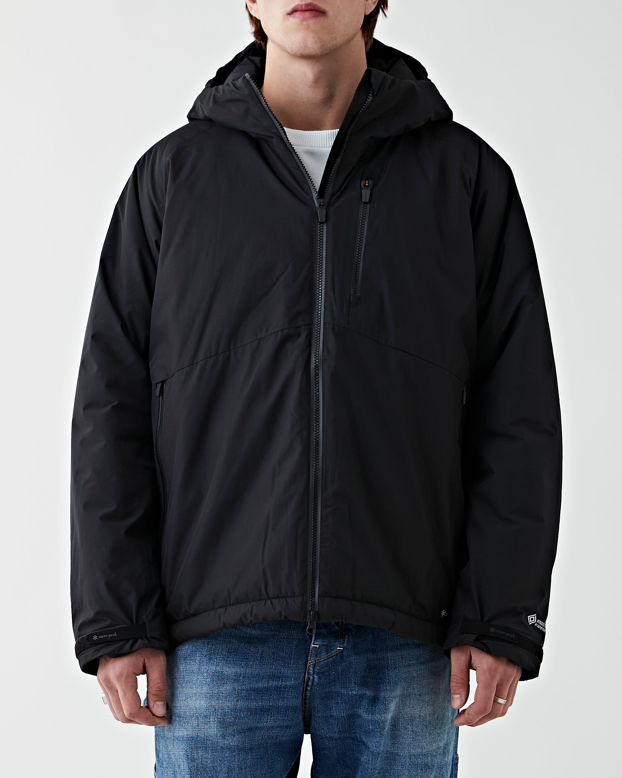 Snow Peak – Gore Windstopper Warm Jacket Black – Tenue de Nîmes