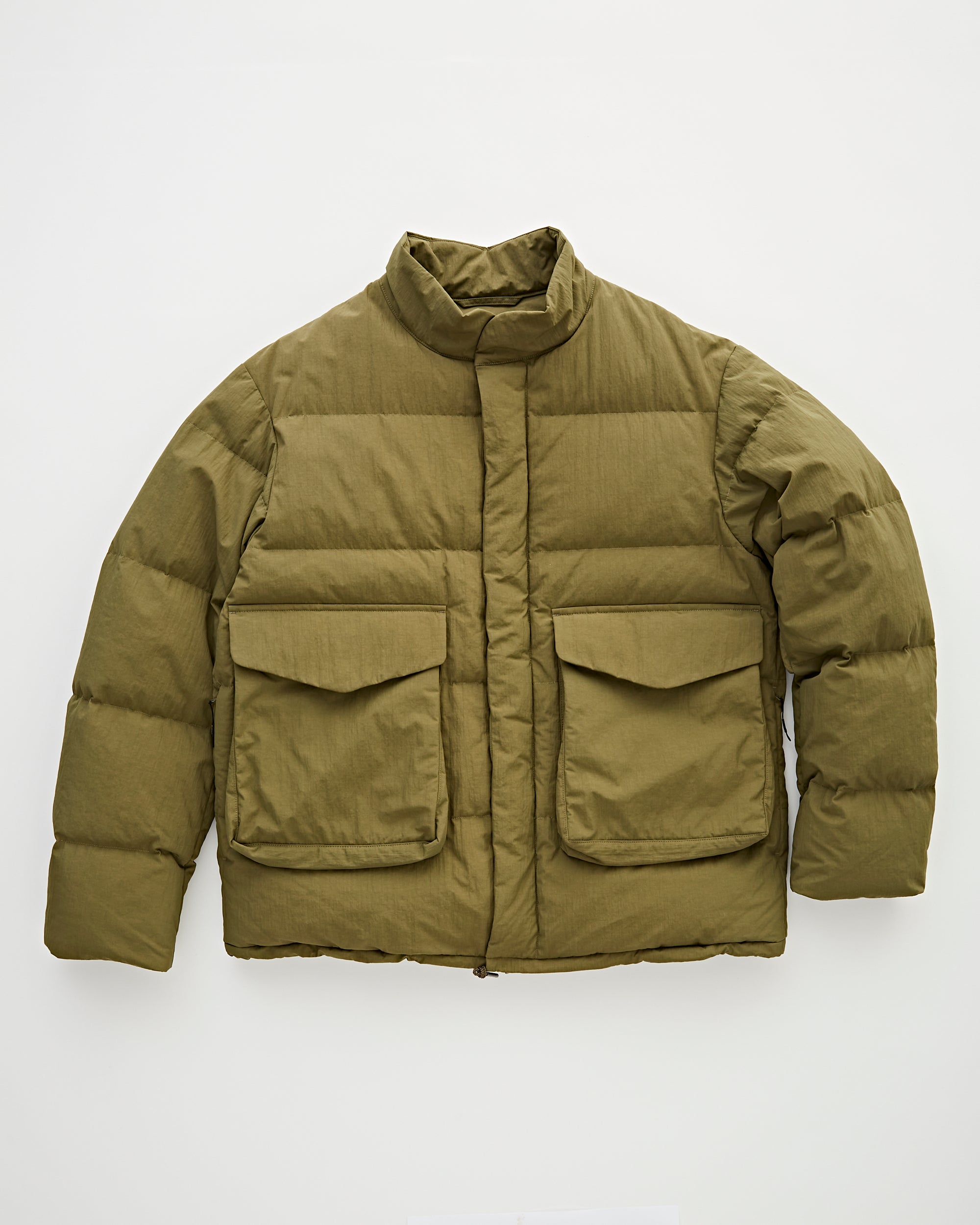 Snow Peak Recycled Down Jacket Olive JKT Short Men