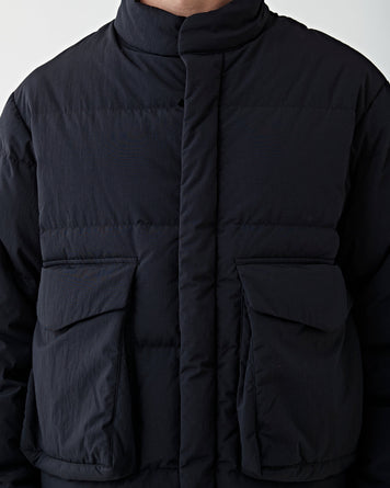 Snow Peak Recycled Down Jacket Black JKT Short Men