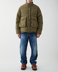 Snow Peak Recycled Down Jacket Olive JKT Short Men