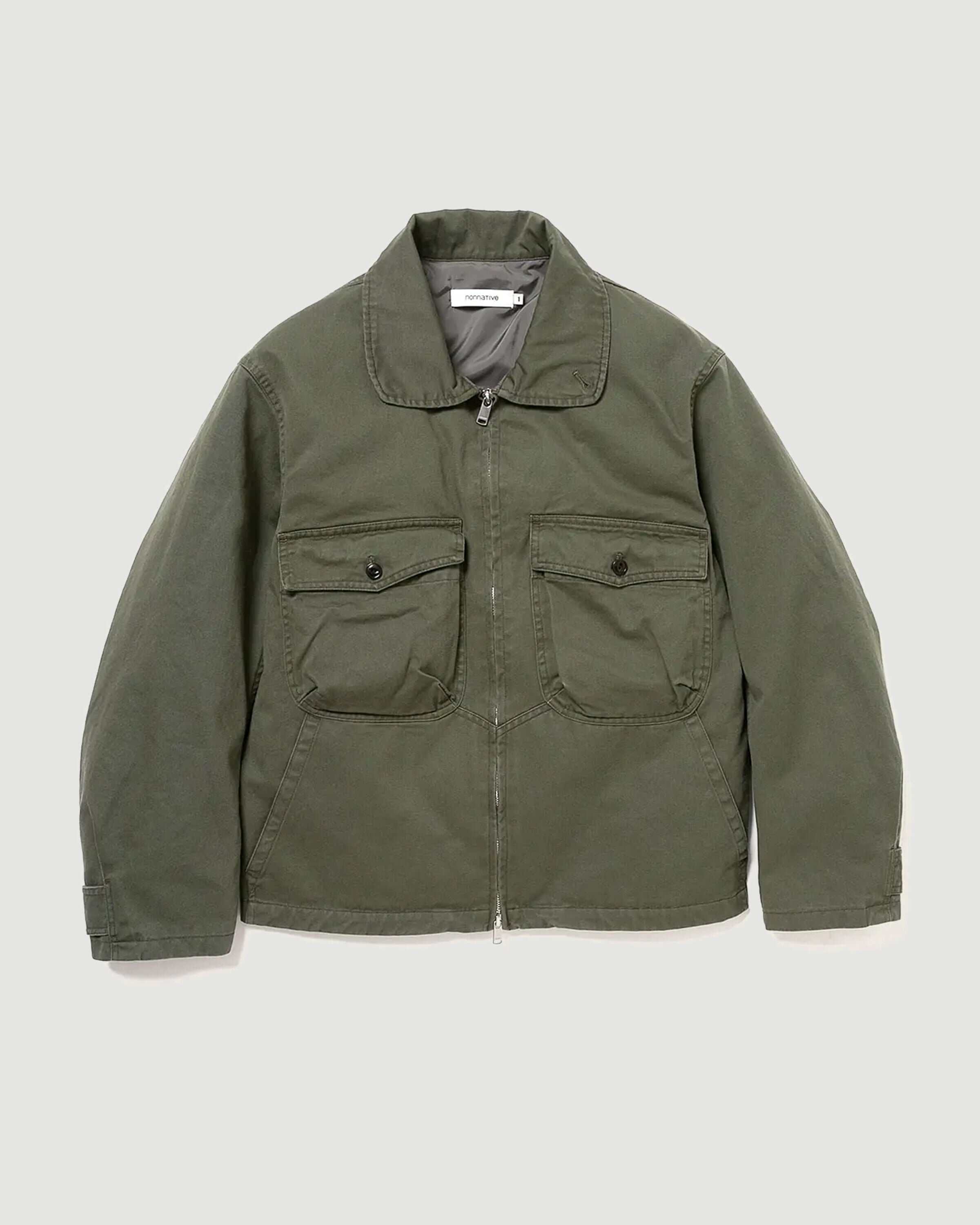 nonnative - SOLDIER COAT C/N OXFORD: VIOLA STELLA men's blog