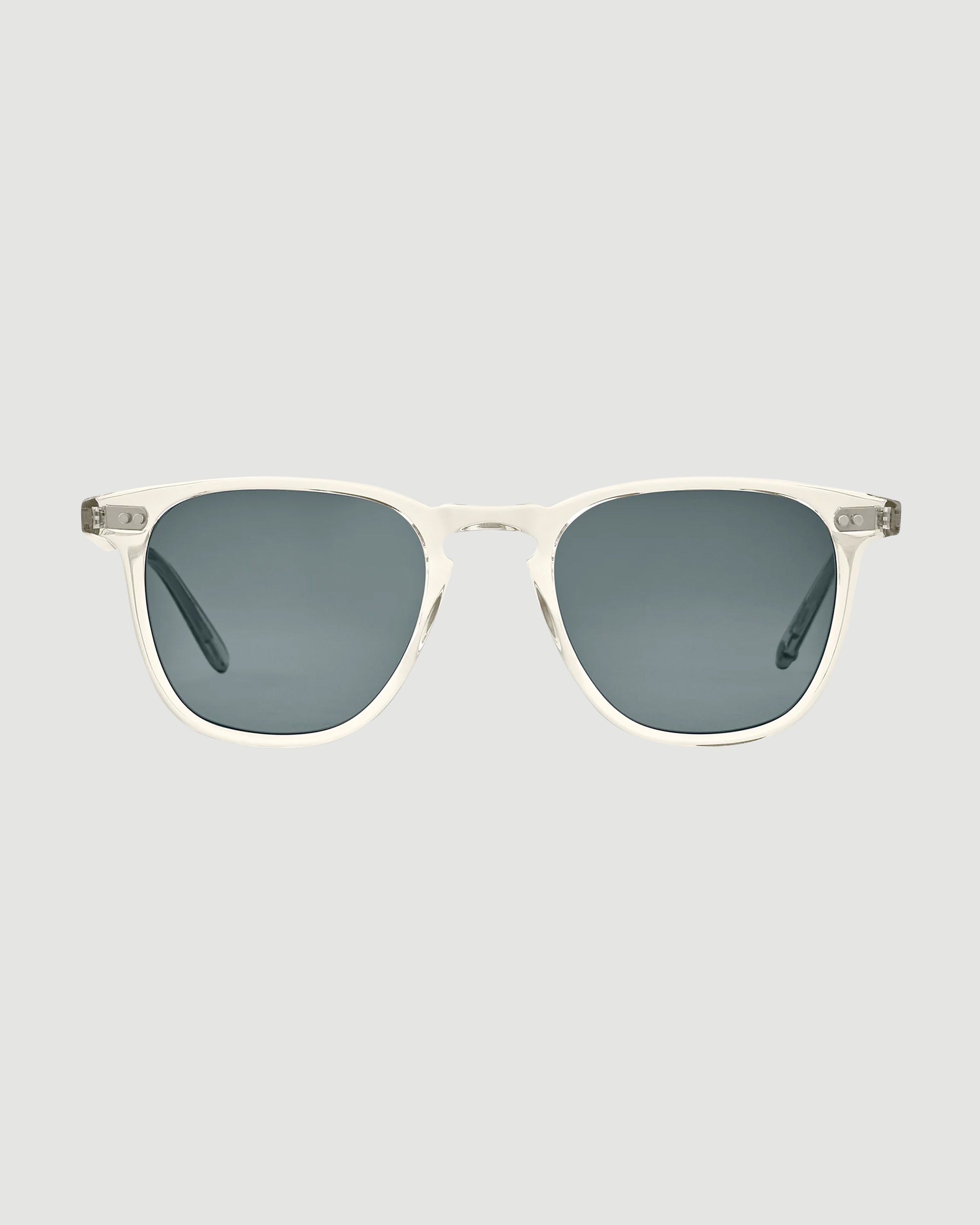 Garrett Leight Brooks Sun 47 Champagne/Semi-Flat Blue Smoke Eyewear