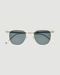 Garrett Leight Brooks Sun 47 Champagne/Semi-Flat Blue Smoke Eyewear
