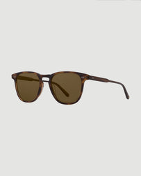Garrett Leight Brooks Sun 47 Spotted Brown Shell/Semi-Flat Pure Coffee Polar Eyewear