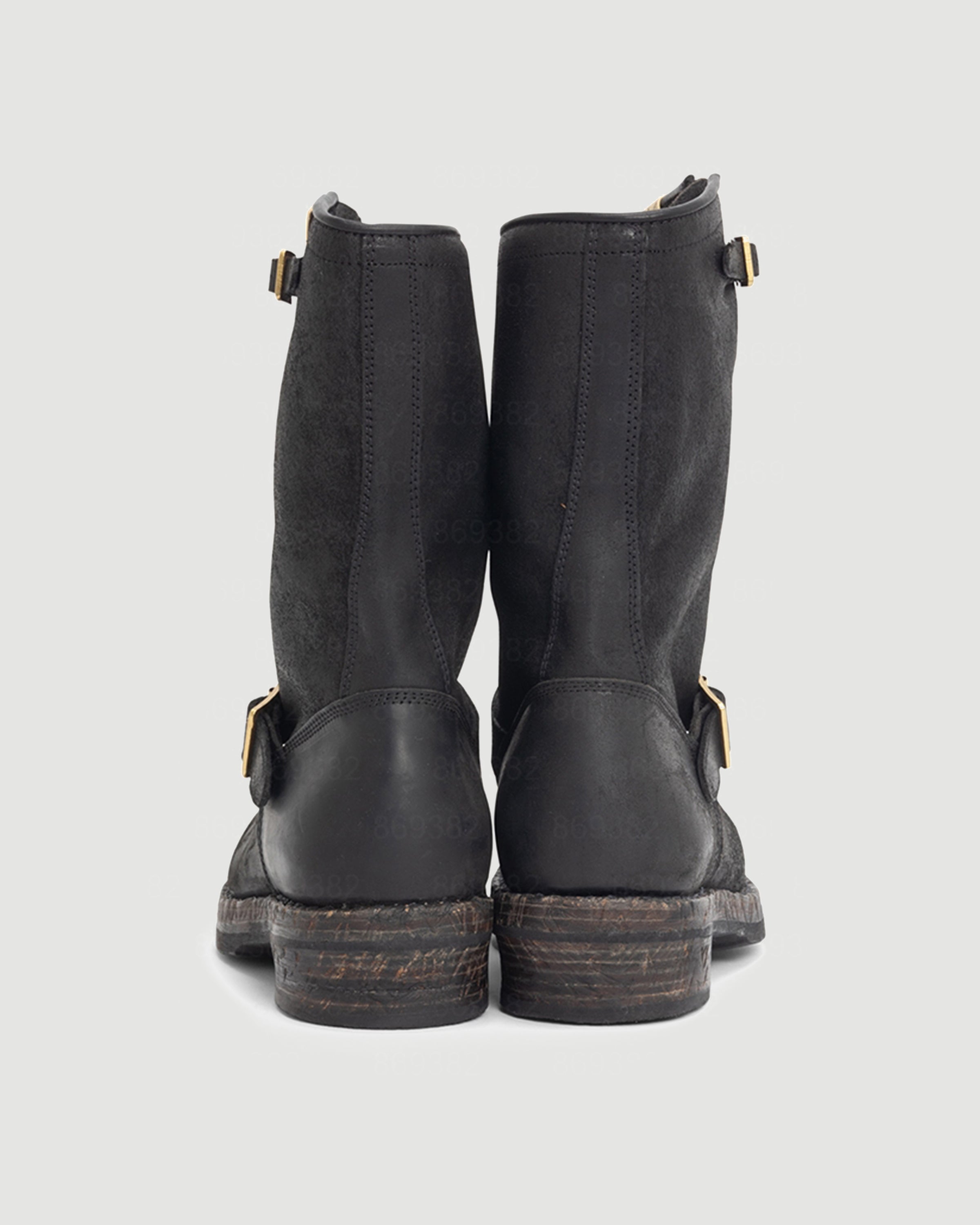 Visvim T.W.O. Boots-Folk Black Shoes Leather Men