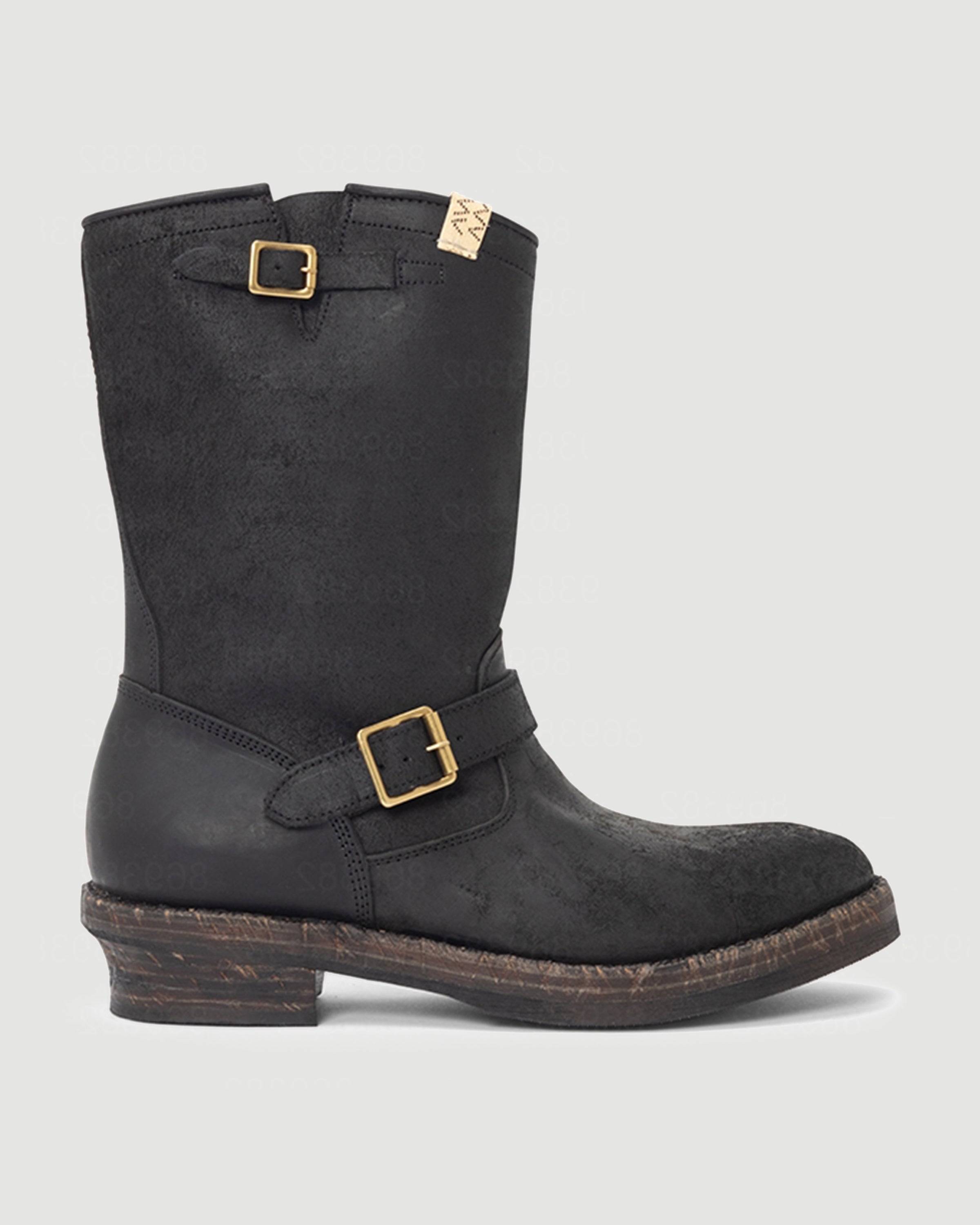 Visvim T.W.O. Boots - Folk Black Shoes Leather Men