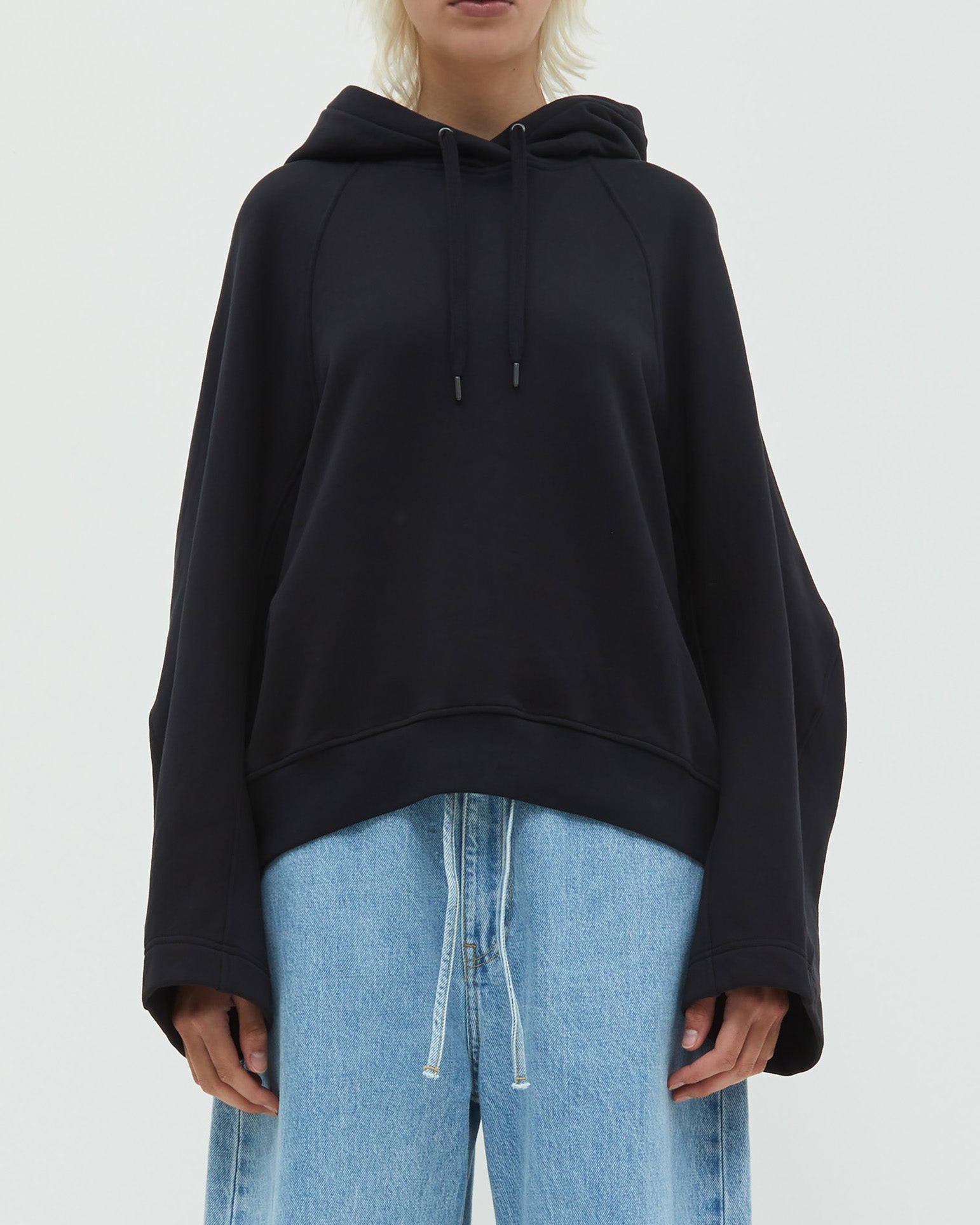 Christian Wijnants Taraji Hoodie Black Sweats Women