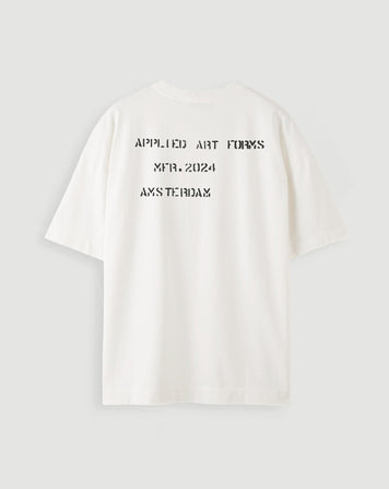 Applied Art Forms TDN x A/A/F LM1-4 Oversized T-Shirt White T-shirt S/S Men