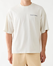 Tenue de Nîmes Matty Oversized Tee Vintage White T-shirt S/S Men