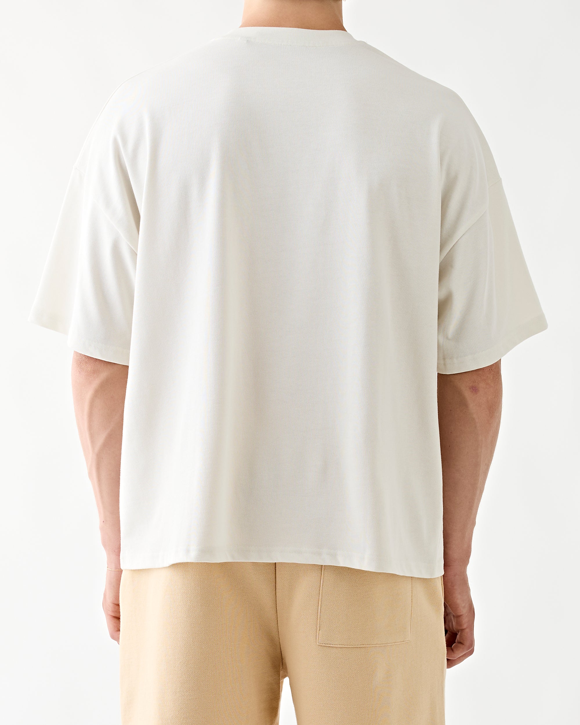 Tenue de Nîmes Matty Oversized Tee Vintage White T-shirt S/S Men