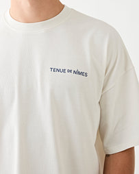 Tenue de Nîmes Matty Oversized Tee Vintage White T-shirt S/S Men