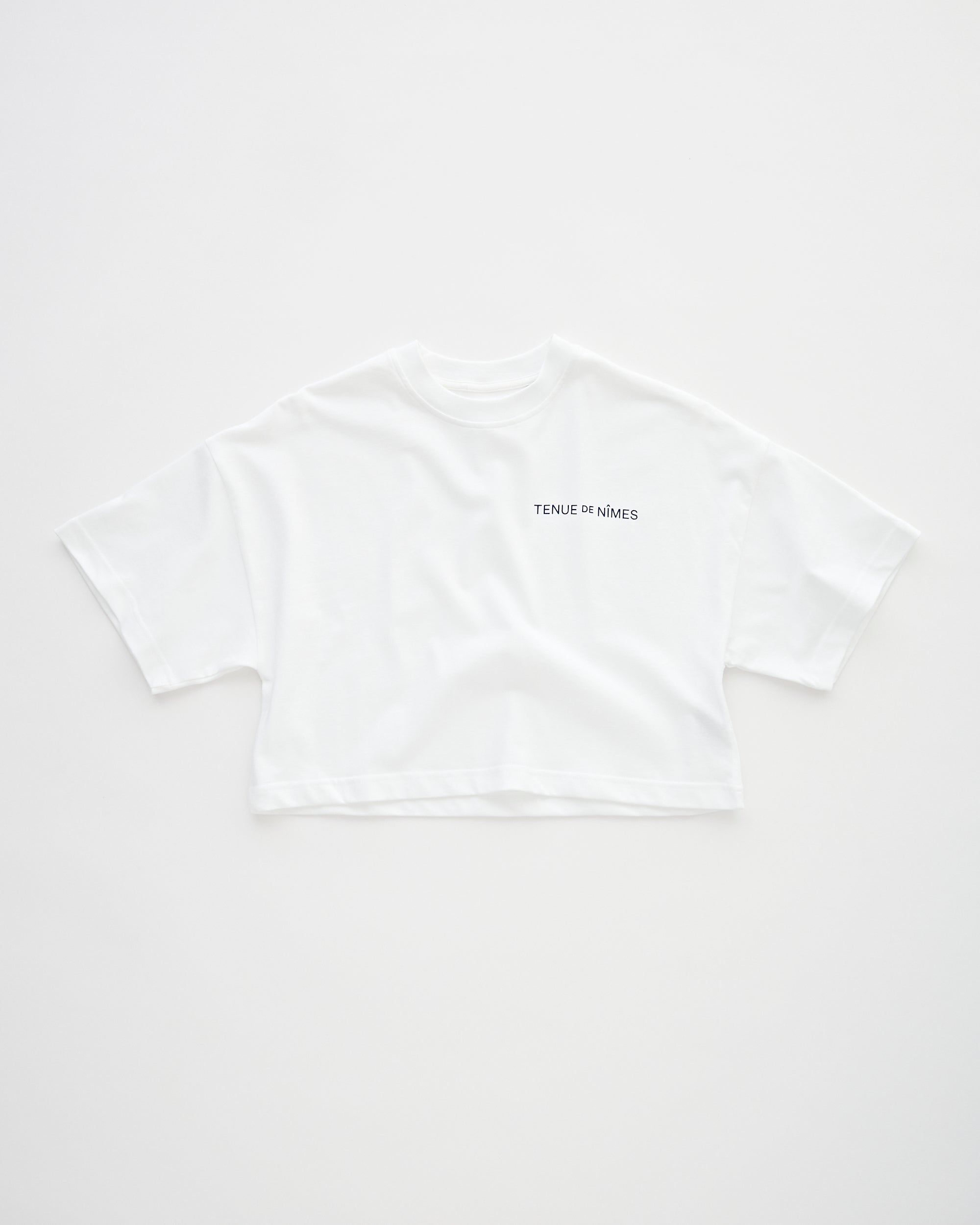 Tenue de Nîmes Roxy Oversized Cropped Tee White T-shirt S/S Women