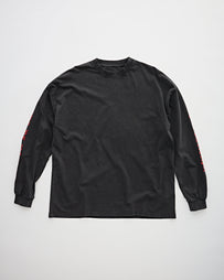 Tenue de Nîmes Slater L/S Tee Black/Red T-shirt L/S Men